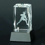 Trofeum kryształowe CAL50105/PIN LED 50x50x105mm + grawerowanie