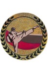 Wklejka hologramowa samoprzylepna R-25mm karate D1-AGM111