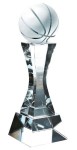 Trofeum kryształowe koszykówka LCX003 270mm + grawerowanie