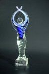 Trofeum kryształowe GS00091 420mm z etui + grawerowanie