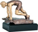 Figurka odlewana biegi H-13,5cm RFST2023/BR +grawerowanie