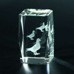 Trofeum kryształowe KR5080/PON w etui 50x50x80mm + grawerowanie
