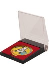 Etui na medal H3/RD/D7 50mm 90x89x18mm czerwone