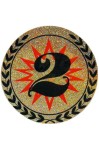 Wklejka hologramowa samoprzylepna R-25mm II miejsce D1-AGM182