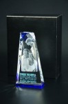 Trofeum kryształowe C021 190x10mm + nadruk kolor