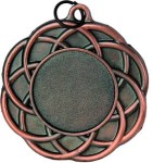 Medal MD015/B brązowy R-45 mm G-3 mm + grawerowanie