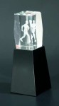 Trofeum kryształowe CAC50180/RUN 50x50x180mm + grawerowanie