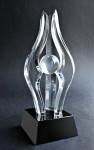 Trofeum kryształowe LCX012 240mm + grawerowanie