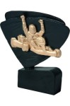 Figurka odlewana gokarty H-11cm RFEL5022/BK/G +grawerowanie