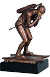 Figurka odlewana biathlon RFST2056/BR H-21,5cm + grawerowanie